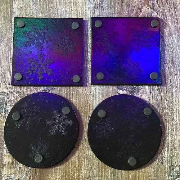 Snowflake  Coasters | set of 4 - Picture 2 of 2
